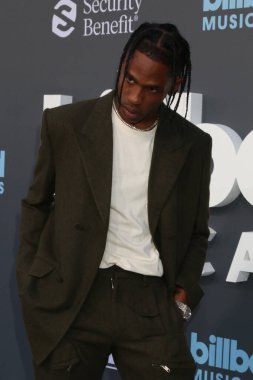 LOS ANGELES - 15 Mayıs 2022 Billboard Müzik Ödülleri 'nde Travis Scott 15 Mayıs 2022' de Las Vegas, NV