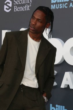 LOS ANGELES - 15 Mayıs 2022 Billboard Müzik Ödülleri 'nde Travis Scott 15 Mayıs 2022' de Las Vegas, NV