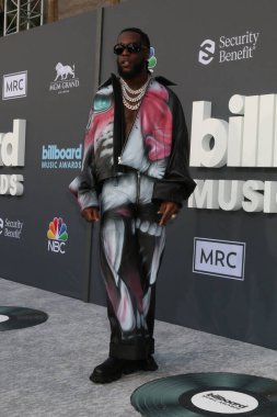 LOS ANGELES - 15 Mayıs 2022 Billboard Müzik Ödülleri 'nde Burna Boy 15 Mayıs 2022' de Las Vegas, NV