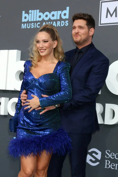 Los Angeles Mai Luisana Lopilato Michael Buble Bei Den Billboard — Stockfoto