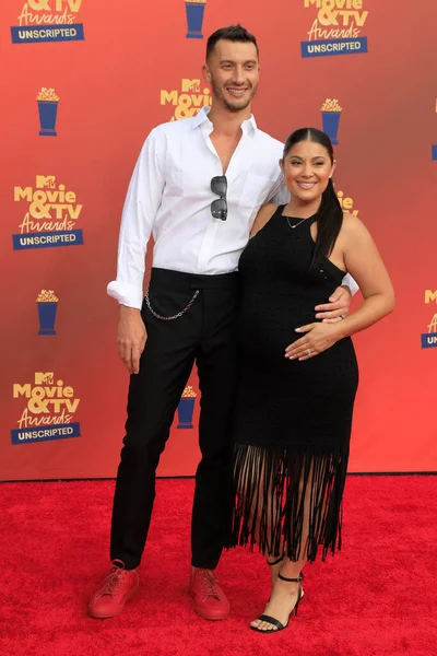 Los Angeles Jun Alexei Brovarnik Loren Brovarnik Mtv Movie Awards — Stock Photo, Image