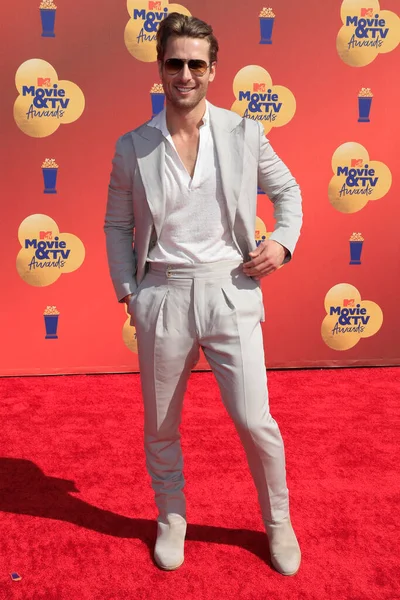 Los Angeles Jun Glen Powell 2022 Mtv Movie Awards Barker — Stock Photo, Image