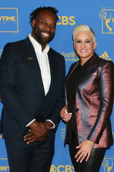 Los Angeles May Baron Davis Amanda Brinkman 49Th Daytime Emmys — Stock Photo, Image