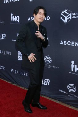 LOS ANGELES - 20 Haziran 2022 'de Westwood, CA' da The Killer Los Angeles Premiere 'de Jang Hyuk