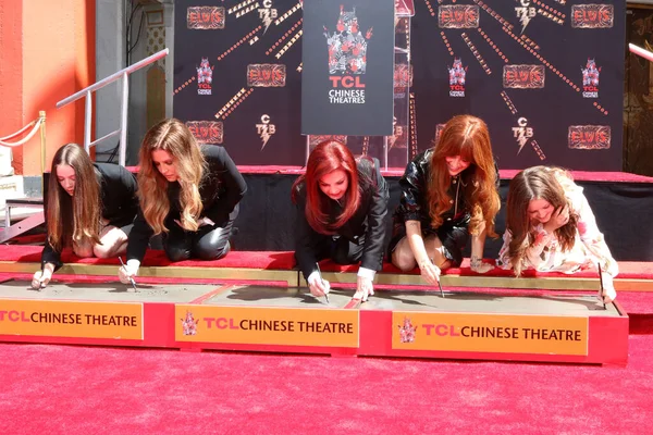 Los Angeles Jun Harper Vivienne Ann Lockwood Lisa Marie Presley — Stock fotografie