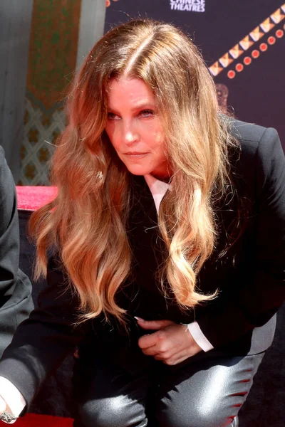 Los Angeles Jun Lisa Marie Presley Handprint Ceremony Honoring Priscilla — 스톡 사진