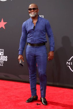 LOS ANGELES - 26 Haziran: 2022 BET Ödülleri 'nde Nyonisela Sioh Microsoft Tiyatrosu' na 26 Haziran 2022 'de geldi.