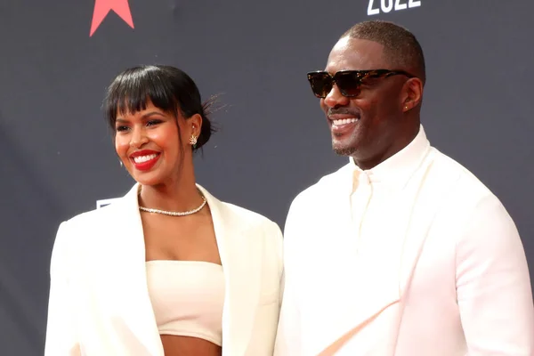 Los Ángeles Jun Sabrina Dhowre Elba Idris Elba Los Premios —  Fotos de Stock