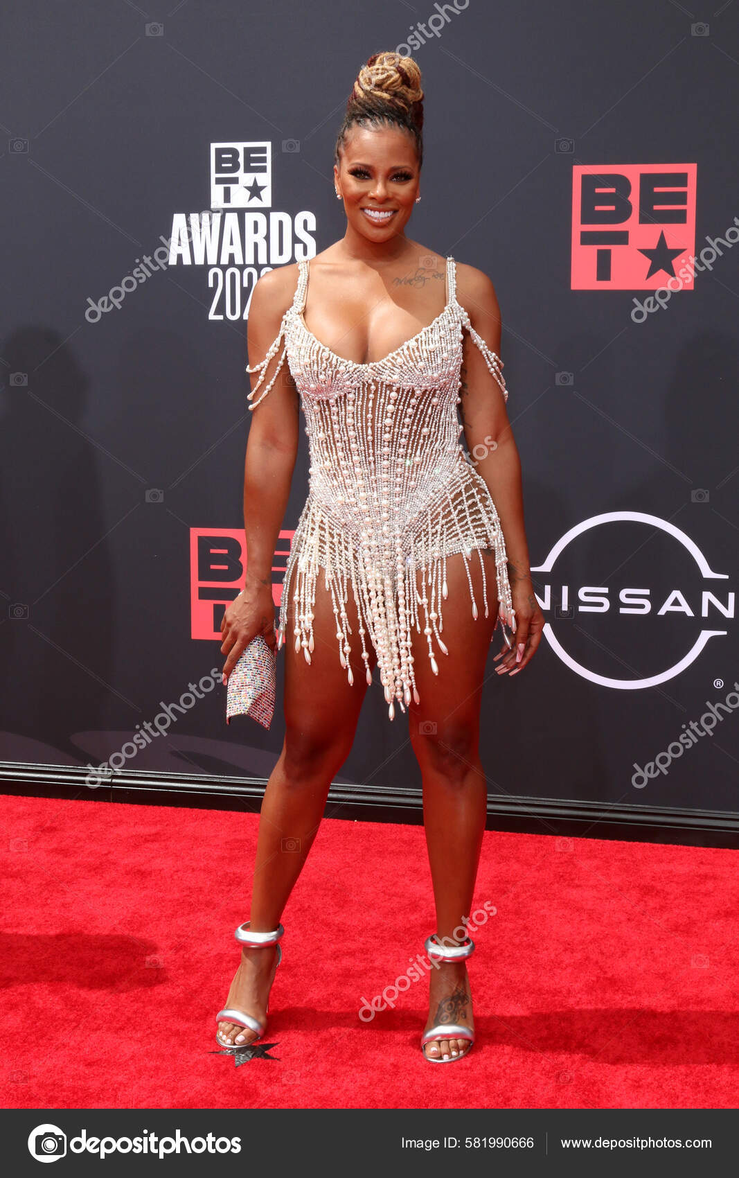 Los Angeles Jun Eva Marcelle 2022 Bet Awards Microsoft Theater – Stock