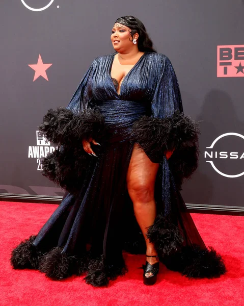 Los Angeles Jun Lizzo Bei Den Bet Awards 2022 Microsoft — Stockfoto