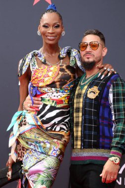 LOS ANGELES - 26 Haziran: 2022 BET Ödülleri 'nde Dominique Jackson Microsoft Theater, Los Angeles, CA