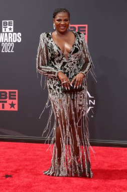 LOS ANGELES - 26 Haziran: Shauwn Mkhize, Microsoft Theater 'da 26 Haziran 2022 BET Ödülleri' nde Los Angeles, CA