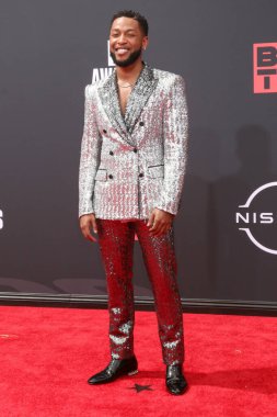 LOS ANGELES - 26 Haziran 2022 'de Microsoft Theater' da verilen 2022 BET Ödülleri 'nde Jacob Lathe