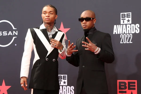 Los Angeles Jun Swae Lee Slim Jxmmi 2022 Bet Awards — Foto de Stock