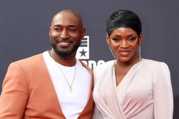 Los Angeles Jun Adrian Holmes Caroline Chikezie Bei Den Bet — Stockfoto