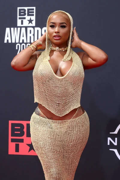 Los Angeles Jun Dreamdoll Bei Den Bet Awards 2022 Microsoft — Stockfoto