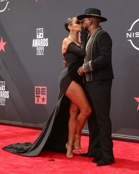 Los Angeles Jun Crystal Renay 2022 Bet Awards Microsoft Theater — Stockfoto