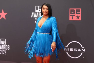 LOS ANGELES - 26 Haziran 2022 BET Ödülleri 'nde Crystal Renee Microsoft Theater, Los Angeles, CA