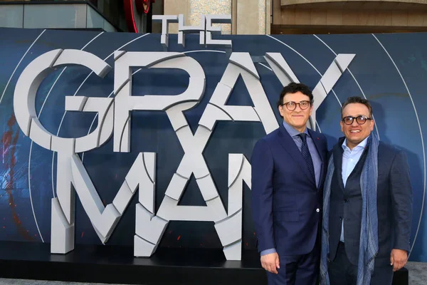 Los Angeles Jul Anthony Russo Joe Russo Gray Man Premiere — Stock Photo, Image