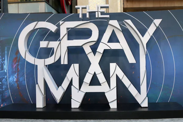 Los Angeles Jul General Atmosphere Gray Man Premiere Tcl Imax — 스톡 사진