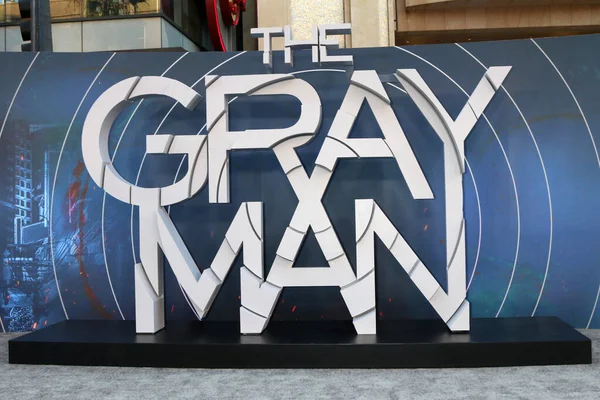 Los Angeles Jul General Atmosphere Gray Man Premiere Tcl Imax — 스톡 사진