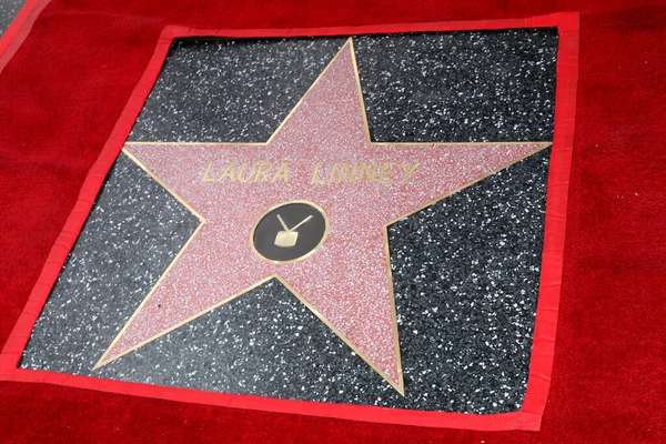 Los Angeles Jul Laura Linney Star Laura Linney Star Ceremony — Stock Photo, Image