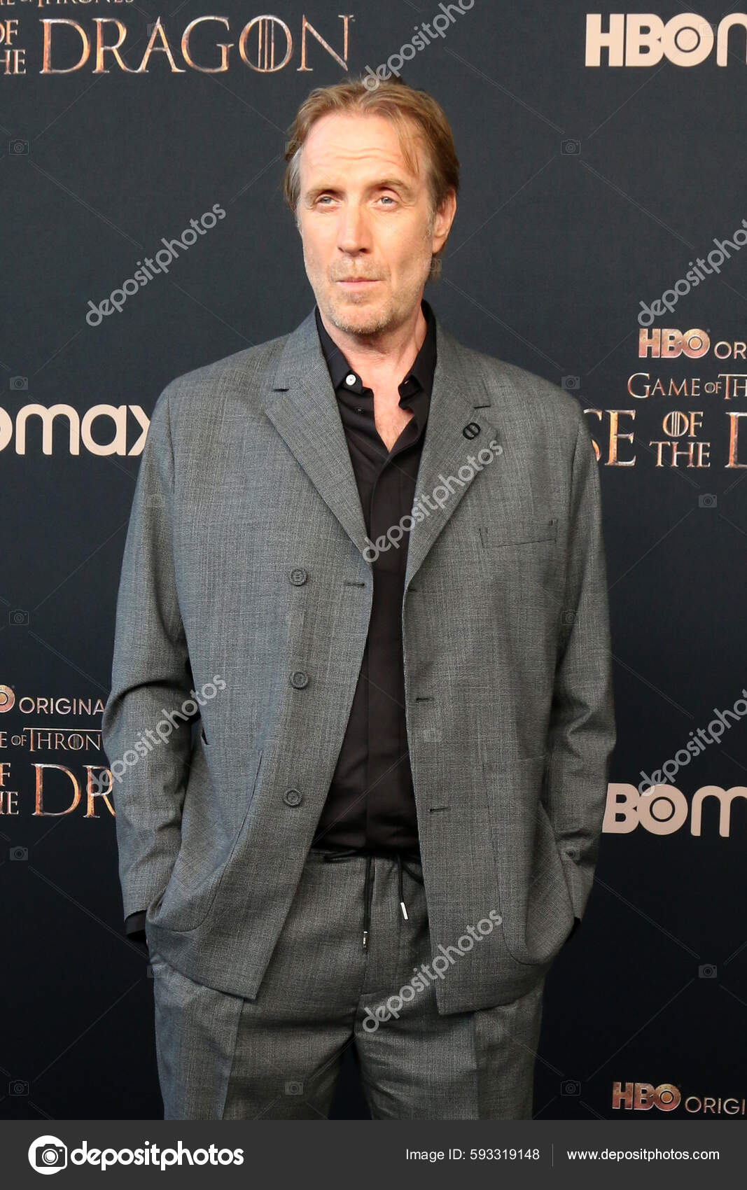Los Angeles Jul Rhys Ifans House Dragon Premiere Screening Academy.
