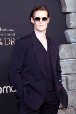 LOS ANGELES - 27 JUL: Matt Smith 27 Temmuz 2022 'de Los Angeles, CA' da Akademi Sinema Müzesi 'ndeki Ejderha Premiere Gösterimi' nde