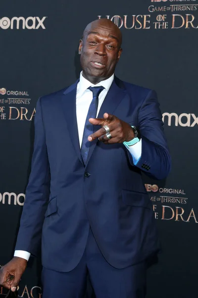 Los Angeles Jul Steve Toussaint House Dragon Premiere Screening Academy — Stockfoto