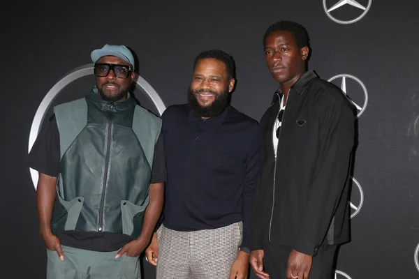 Los Angeles Aug Anthony Anderson Damson Idris Grand Opening Mercedes — Foto Stock