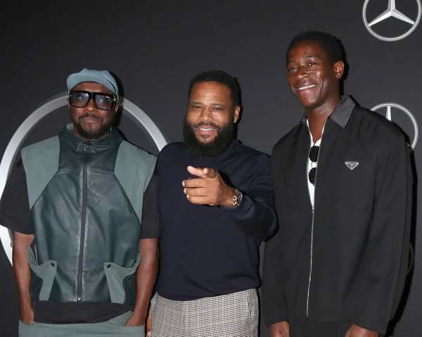 Los Angeles Aug Anthony Anderson Damson Idris Grand Opening Mercedes —  Fotos de Stock