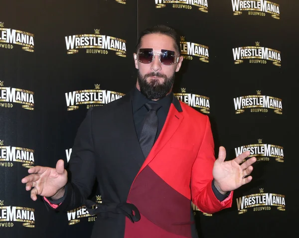 Los Angeles Aug Seth Freakin Rollins Wrestlemania Launch Party Sofi — Stock Photo, Image