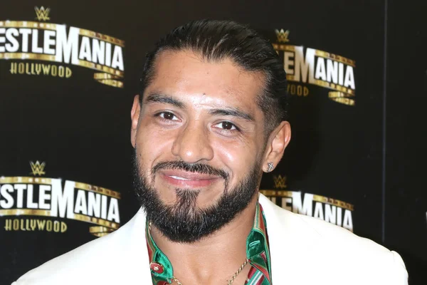 Los Angeles Aug Santos Escobar Wrestlemania Launch Party Sofi Stadium — Stock Photo, Image