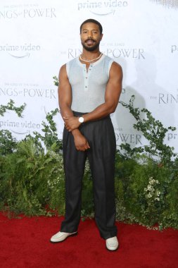 LOS ANGELES - AUG 15:  Michael B Jordan at the The Lord Of The Rings: The Rings Of Power Premiere Screening at Culver Studios on August 15, 2022 in Culver City, CA