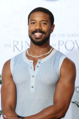 LOS ANGELES - AUG 15:  Michael B Jordan at the The Lord Of The Rings: The Rings Of Power Premiere Screening at Culver Studios on August 15, 2022 in Culver City, CA