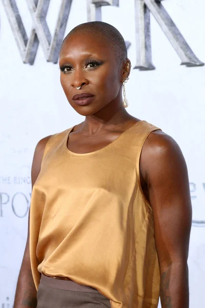 Los Angeles Aug Cynthia Erivo Lord Rings Rings Power Premiere — Stock Photo, Image