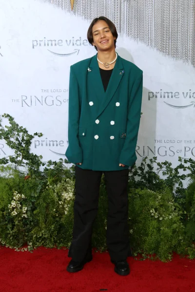 LOS ANGELES - AUG 15:  Tyroe Muhafidin at the The Lord Of The Rings: The Rings Of Power Premiere Screening at Culver Studios on August 15, 2022 in Culver City, CA