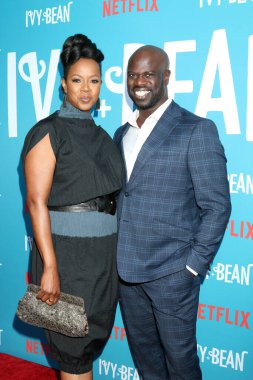 LOS ANGELES - AUG 29:  Marci T. House, Garfield Wilson at the Ivy + Bean Special Screening at Harmony GOld Theater on August 29, 2022 in Los Angeles, CA
