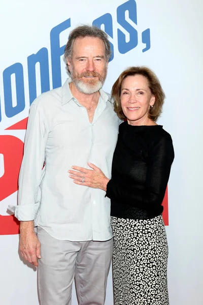 Los Angeles Sep Bryan Cranston Robin Dearden Confess Fletch Premiere — стоковое фото