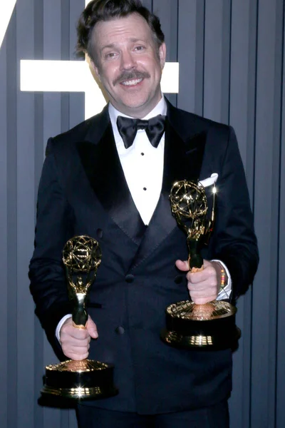 Los Angeles Sep Jason Sudeikis Apple Primetime Emmy Party Red — Stock fotografie