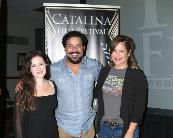 Los Angeles Sep Aleksa Palladiano Jon Huertas Laura Niemi Festiwalu — Zdjęcie stockowe