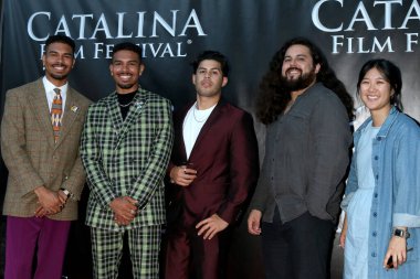 LOS ANGELES - SEP 24: Elijah Bell, Isaac Bell, CK Bolado, Emi Bolado,