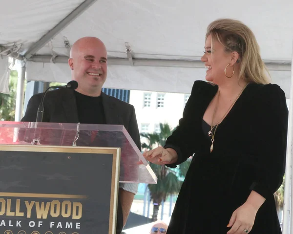 Los Angeles Września Jason Halbert Kelly Clarkson Ceremonii Kelly Clarkson — Zdjęcie stockowe