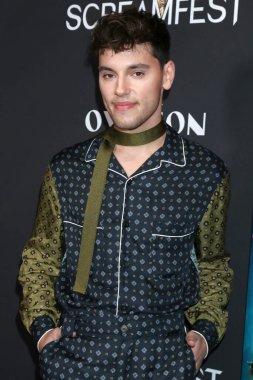 LOS ANGELES - 12 Ekim 2022 'de Los Angeles, CA' da, TCL Çin Tiyatrosu 'ndaki Dünyanın En Yalnız Çocuğu' nda Max Harwood.