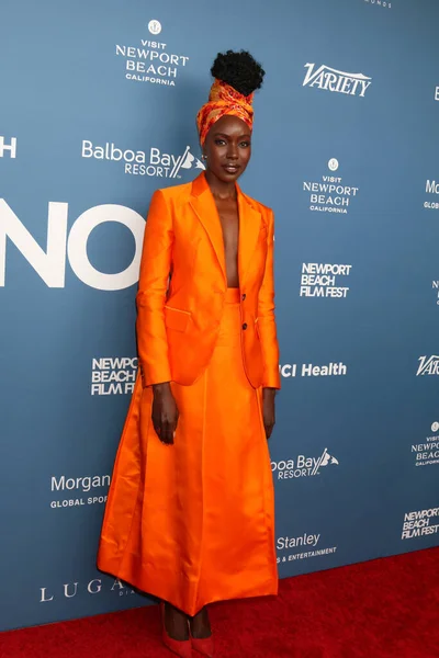 Los Angeles Październik Anna Diop Newport Beach Film Festival Honors — Zdjęcie stockowe