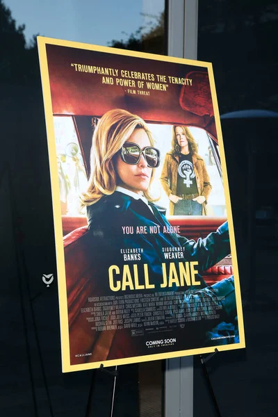 Los Angeles Ottobre Poster Alla Call Jane Premiere Allo Skirball — Foto Stock