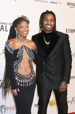 Halle Bailey, nam-ı diğer Darryl Dwayne Granberry Jr 22 Ekim 2022 'de Santa Monica, CA' da Barker Hanger 'daki 5.