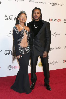 Halle Bailey, nam-ı diğer Darryl Dwayne Granberry Jr 22 Ekim 2022 'de Santa Monica, CA' da Barker Hanger 'daki 5.