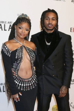 Halle Bailey, nam-ı diğer Darryl Dwayne Granberry Jr 22 Ekim 2022 'de Santa Monica, CA' da Barker Hanger 'daki 5.