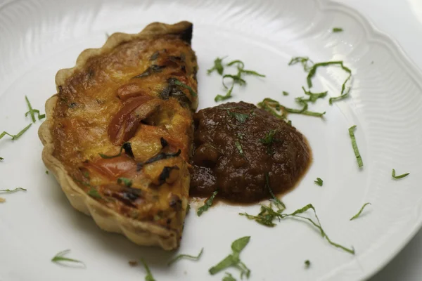 Red Pepper Tart — Stock Photo, Image